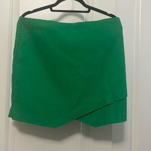 Green skort